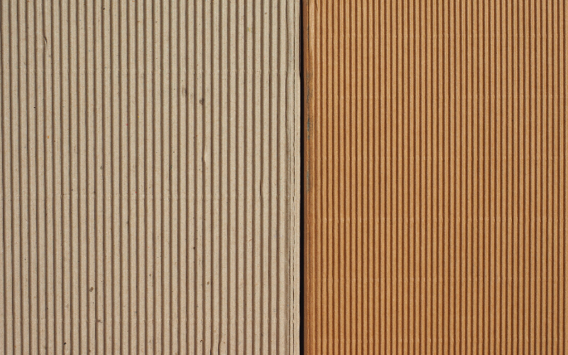 cannelures différentes