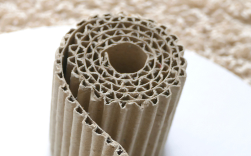 carton ondulé en rouleau